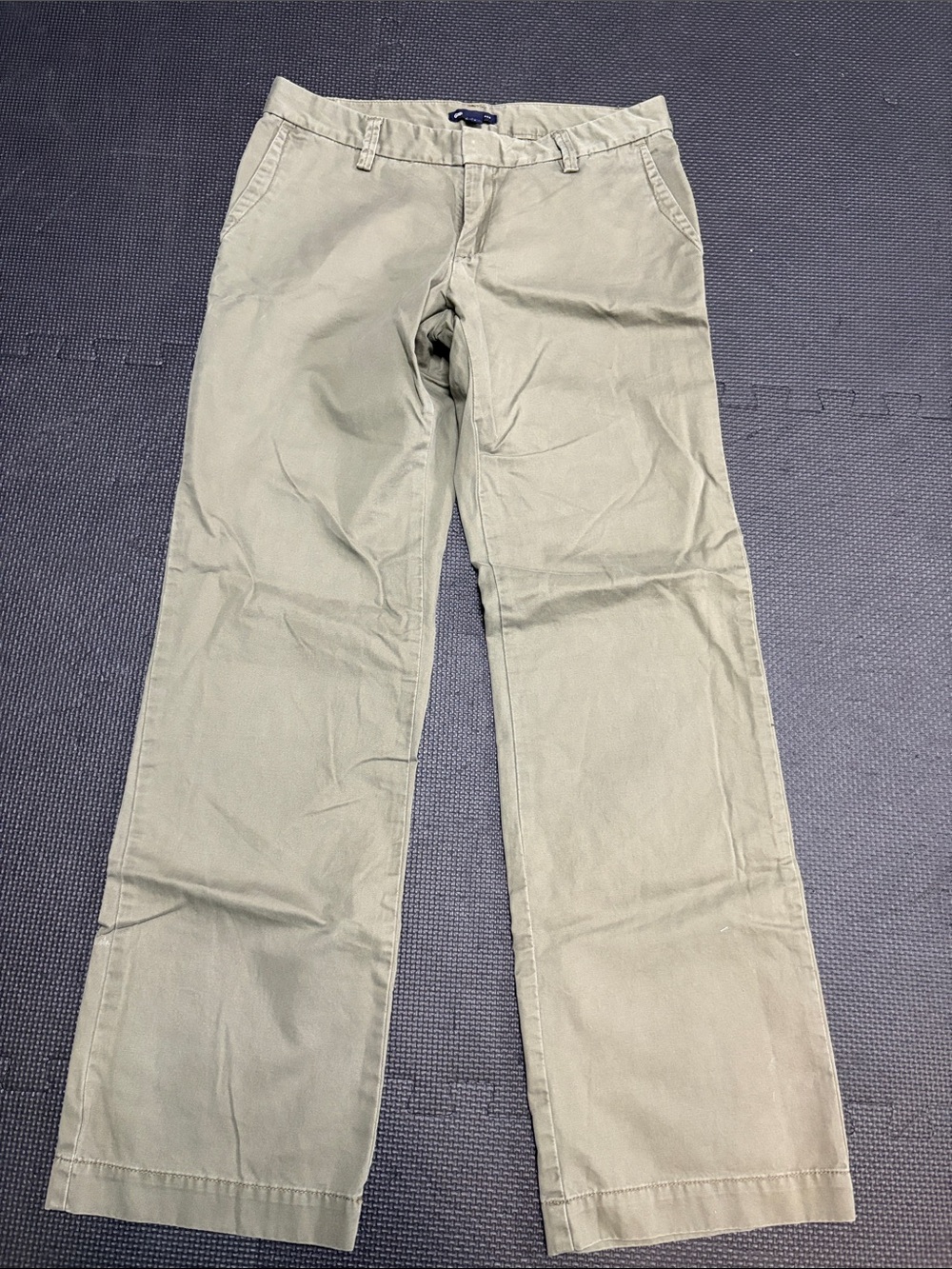 GAP Wide-Leg Pants in Light Olive